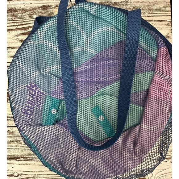 Swimways Sun Canopy Spring Float Swim Step 1 with Hyper Flate‎ Valve Purple Teal - Picture 6 of 7